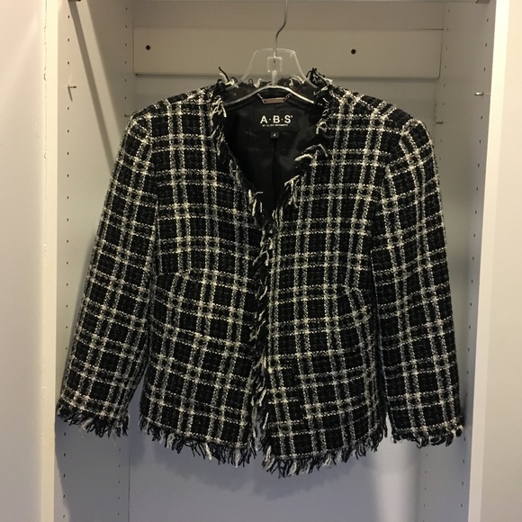 ABS Allen Schwartz Tweed Blazer - Picture 2 of 5